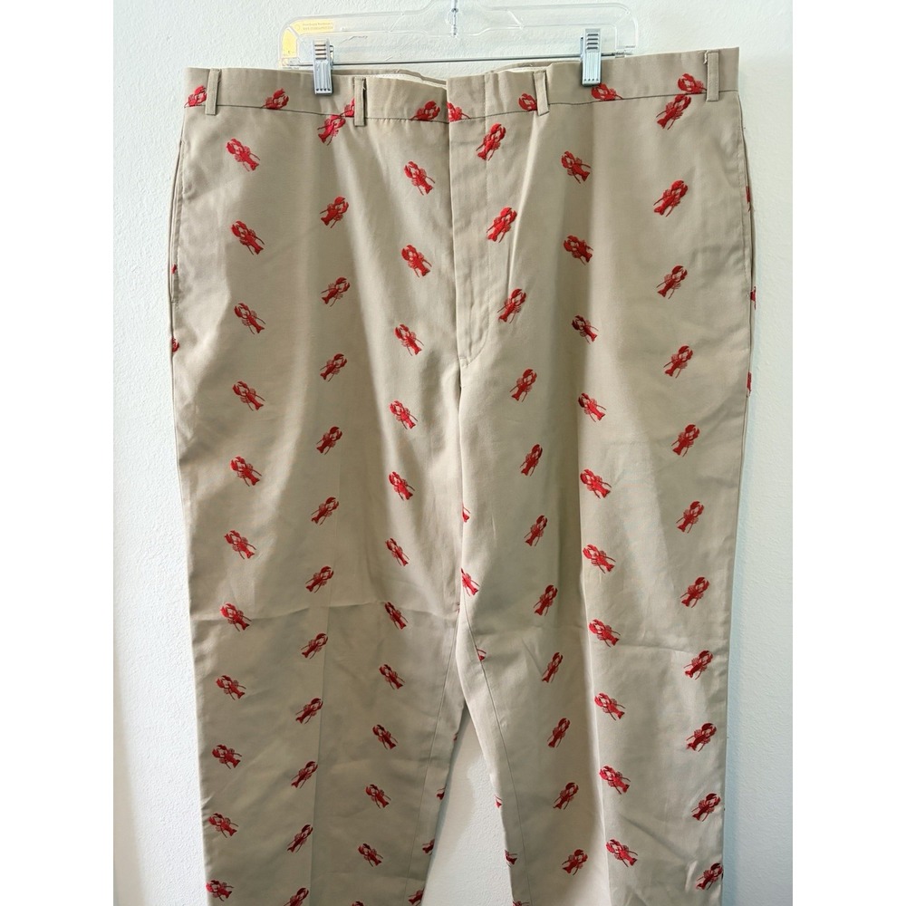 Murrays Toggery Shop Nantucket Reds Chino Pants Men Size 44 Beige Red